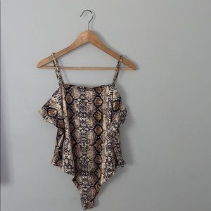 Snake skin bodysuit!